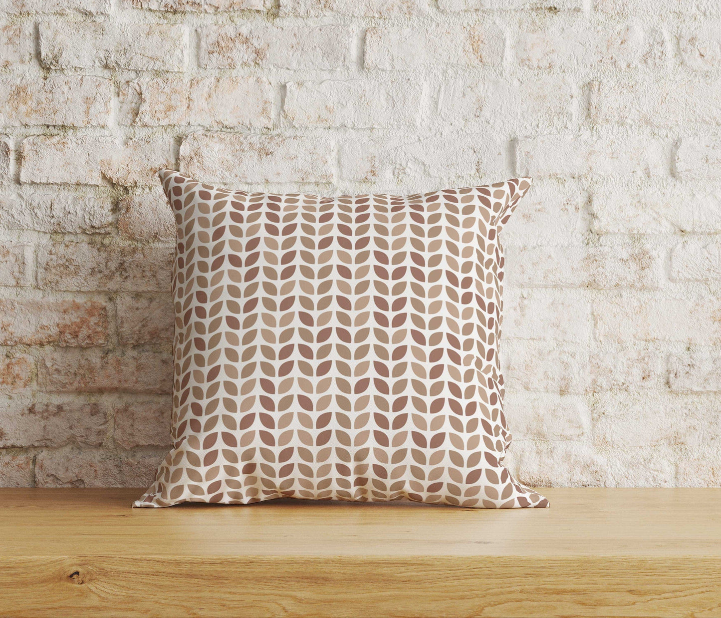 Onay Home Textile Cushion Covers 6 / 12 x 12 inch (30 x 30 cm) Double Side Boho Abstract Cushion Cover Boho Floral Leaves Pattern