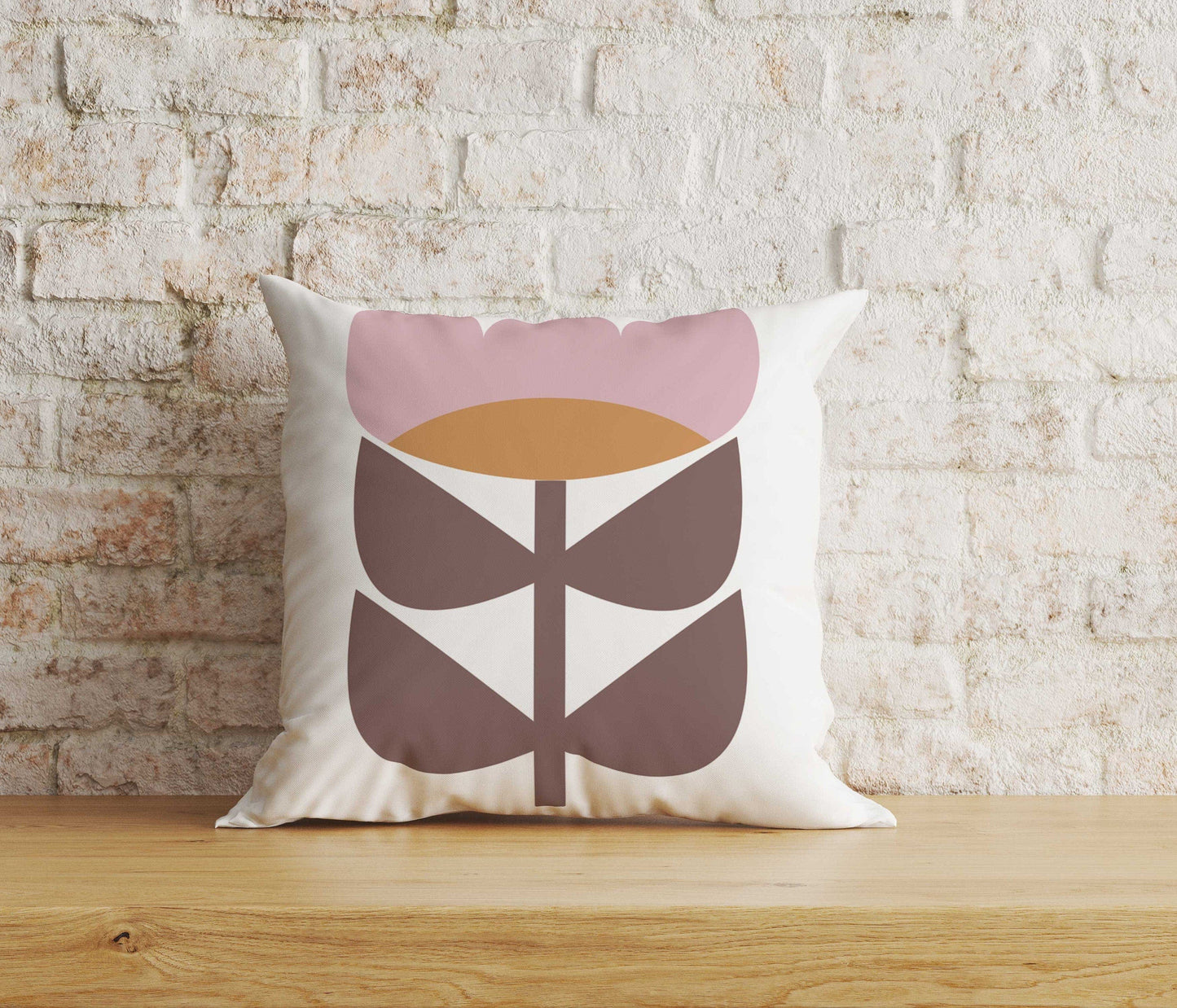 Onay Home Textile Cushion Covers 4 / 12 x 12 inch (30 x 30 cm) Double Side Boho Abstract Cushion Cover Boho Floral Leaves Pattern