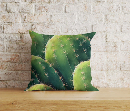 Onay Home Textile 1 / 12 x 12 inch (30 x 30 cm) Double Side Cactus Cushion Covers Botanical Pillow Covers Home Decor
