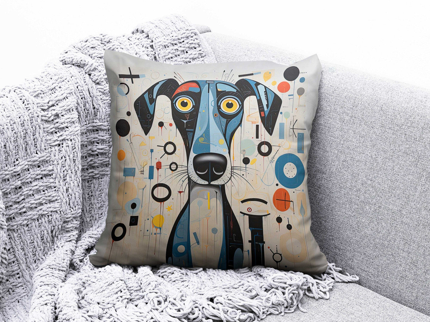 Onay 8 / 12 x 12 inch (30 x 30 cm) Double Side Cat and Dog Cushion Cover Siamese Cat Cartoon Pillow Covers