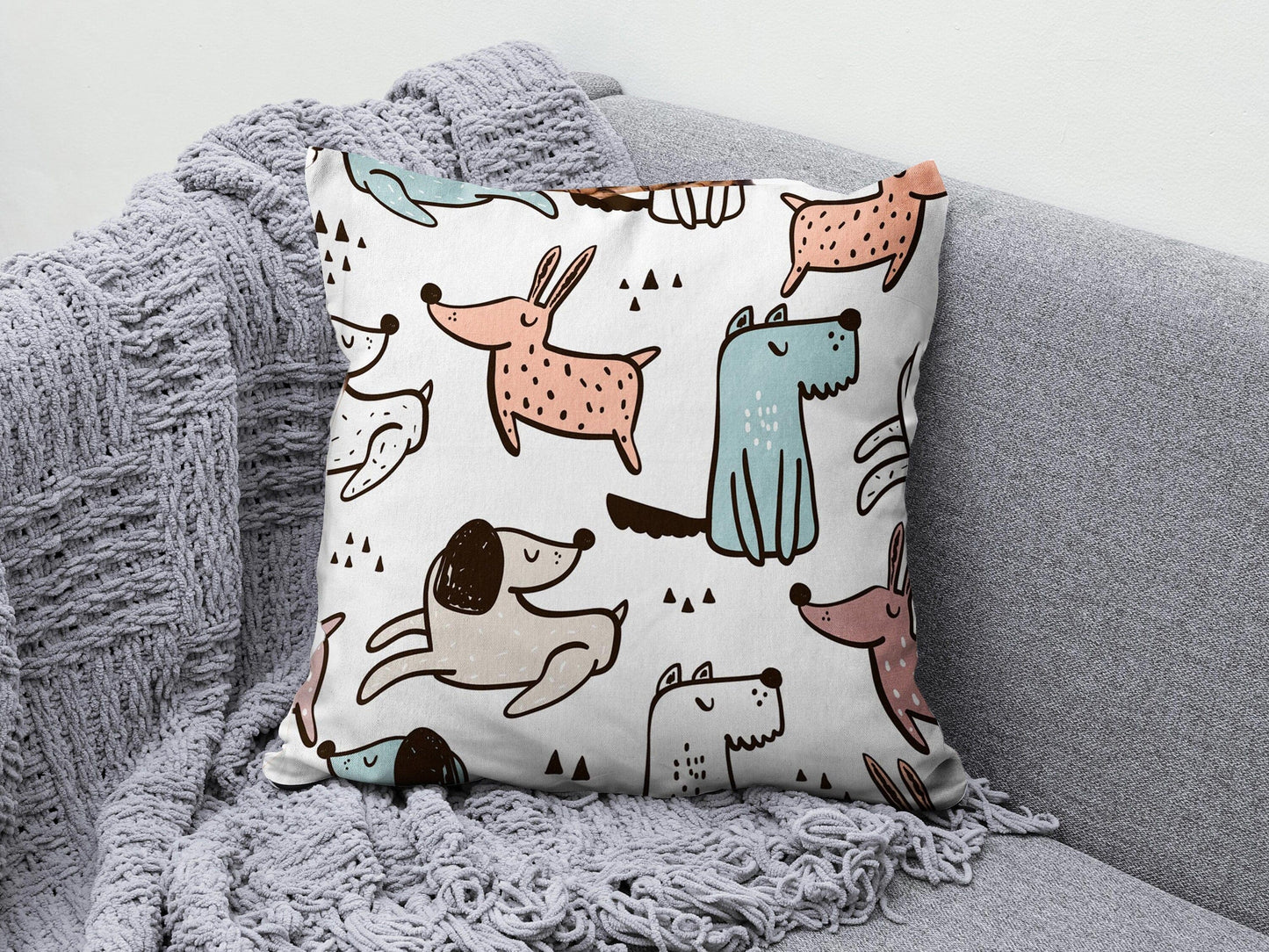 Onay 1 / 12 x 12 inch (30 x 30 cm) Double Side Children's Funny Animal Nursery Cushion Cover