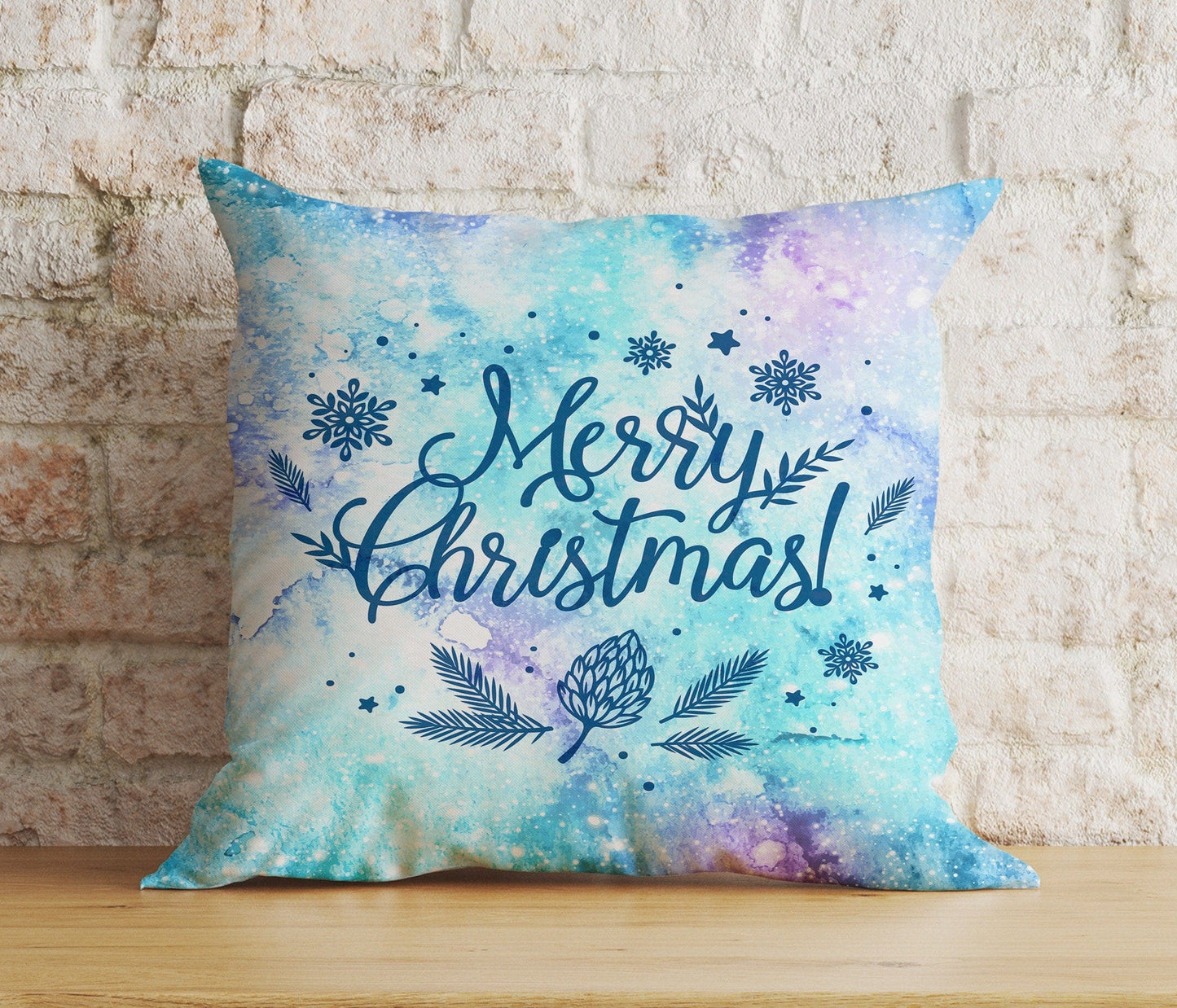Onay 9 / 12 x 12 inch (30 x 30 cm) Double Side Christmas Candy Cane Joyful Sweet Candy Xmas Cushion Cover