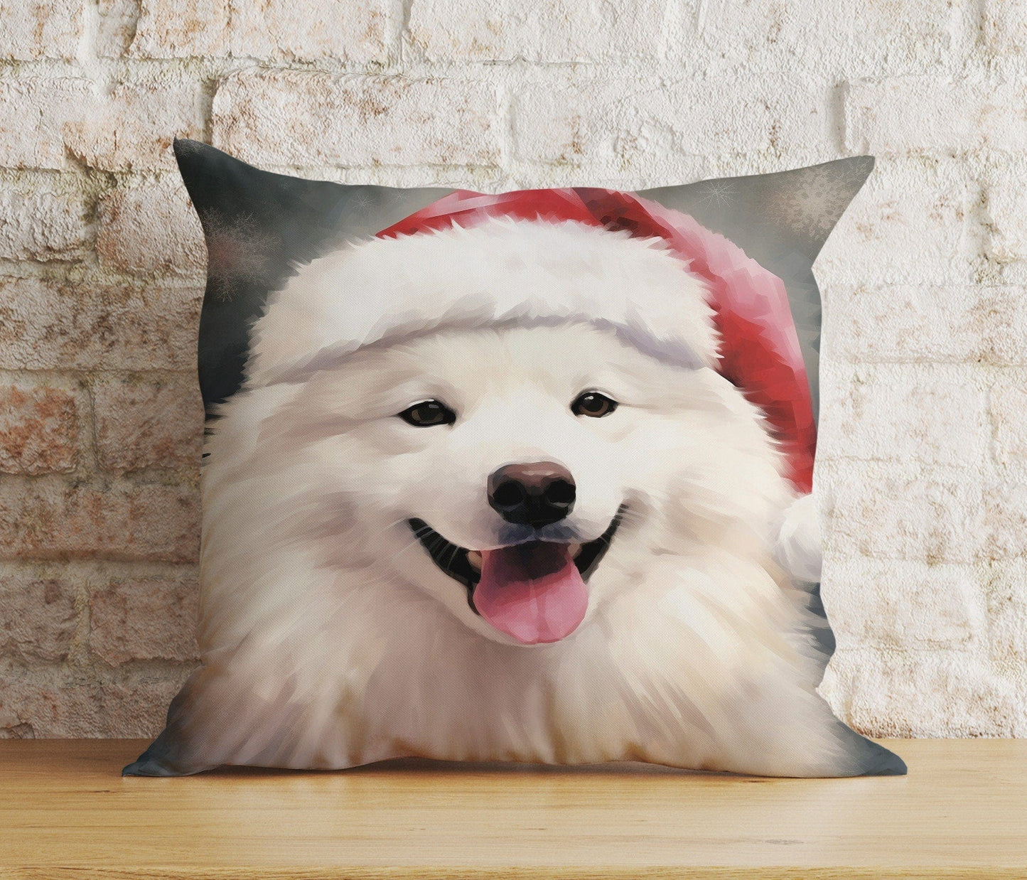 Onay 2 / 12 x 12 inch (30 x 30 cm) Double Side Christmas Cute Animal Cute Pets Santa Hats Cushion Covers