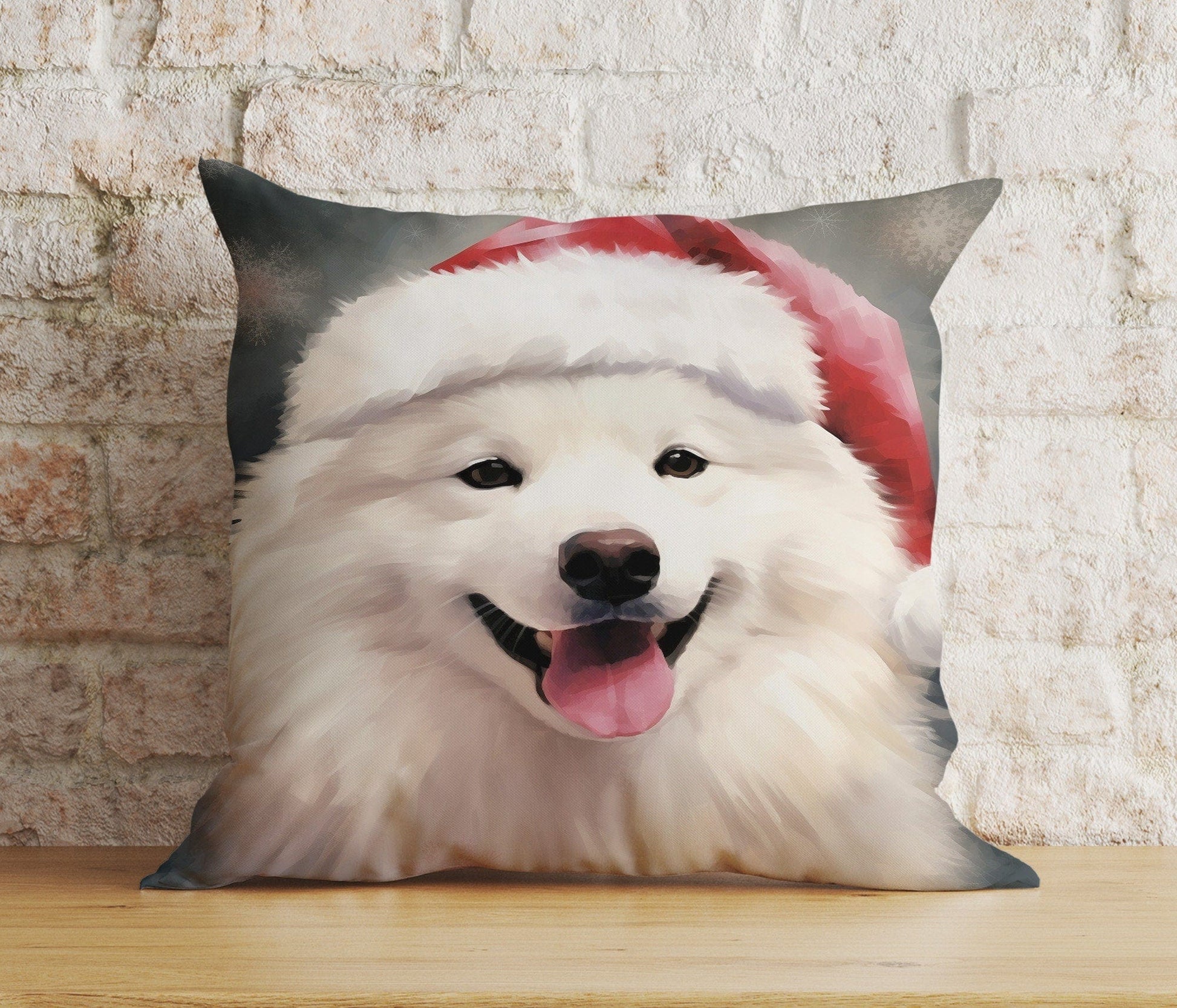 Onay 2 / 12 x 12 inch (30 x 30 cm) Double Side Christmas Cute Animal Cute Pets Santa Hats Cushion Covers
