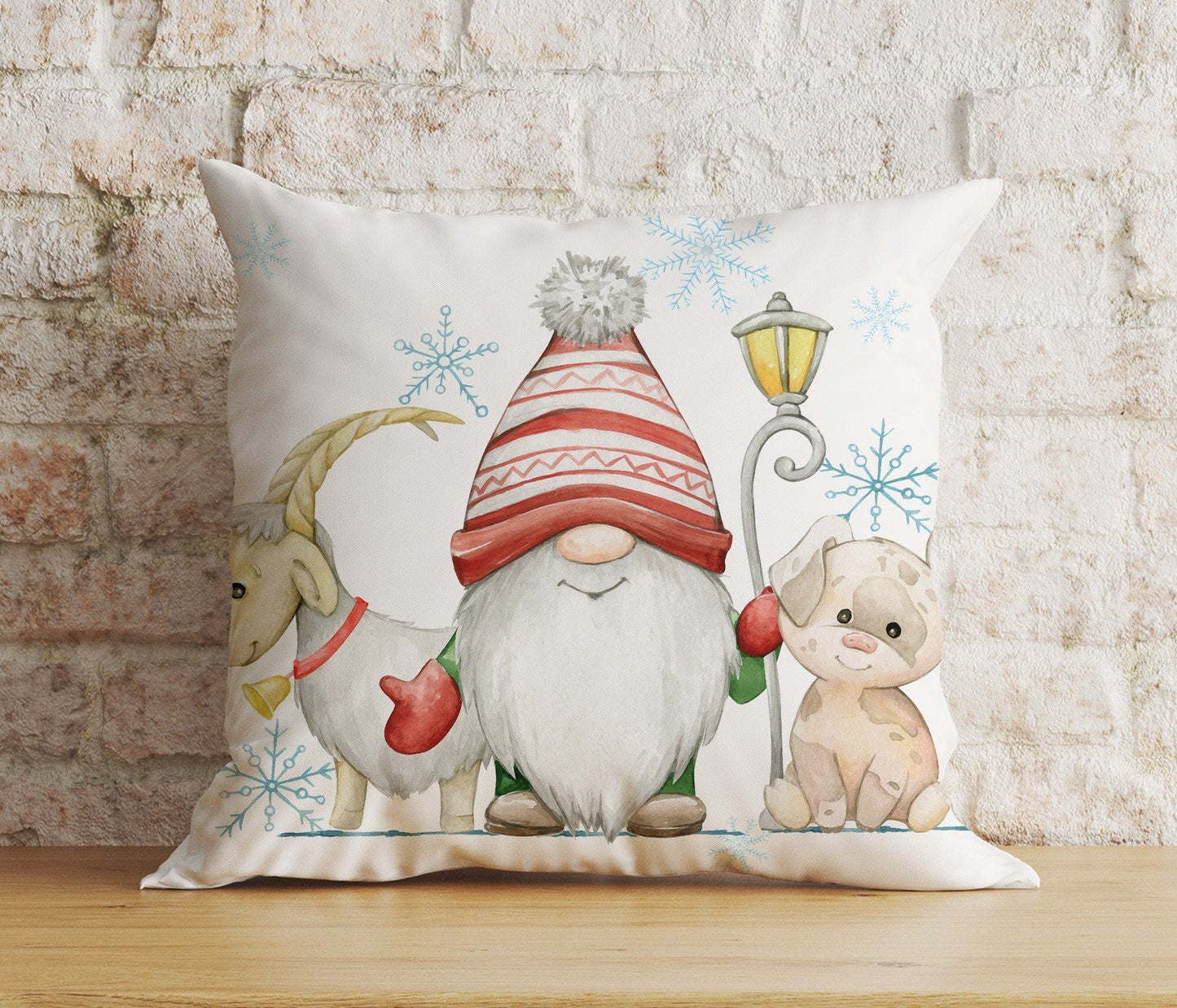 Onay 8 / 12 x 12 inch (30 x 30 cm) Double Side Christmas Cute Bear Penguins Cat Xmas Winter Cushion Cover