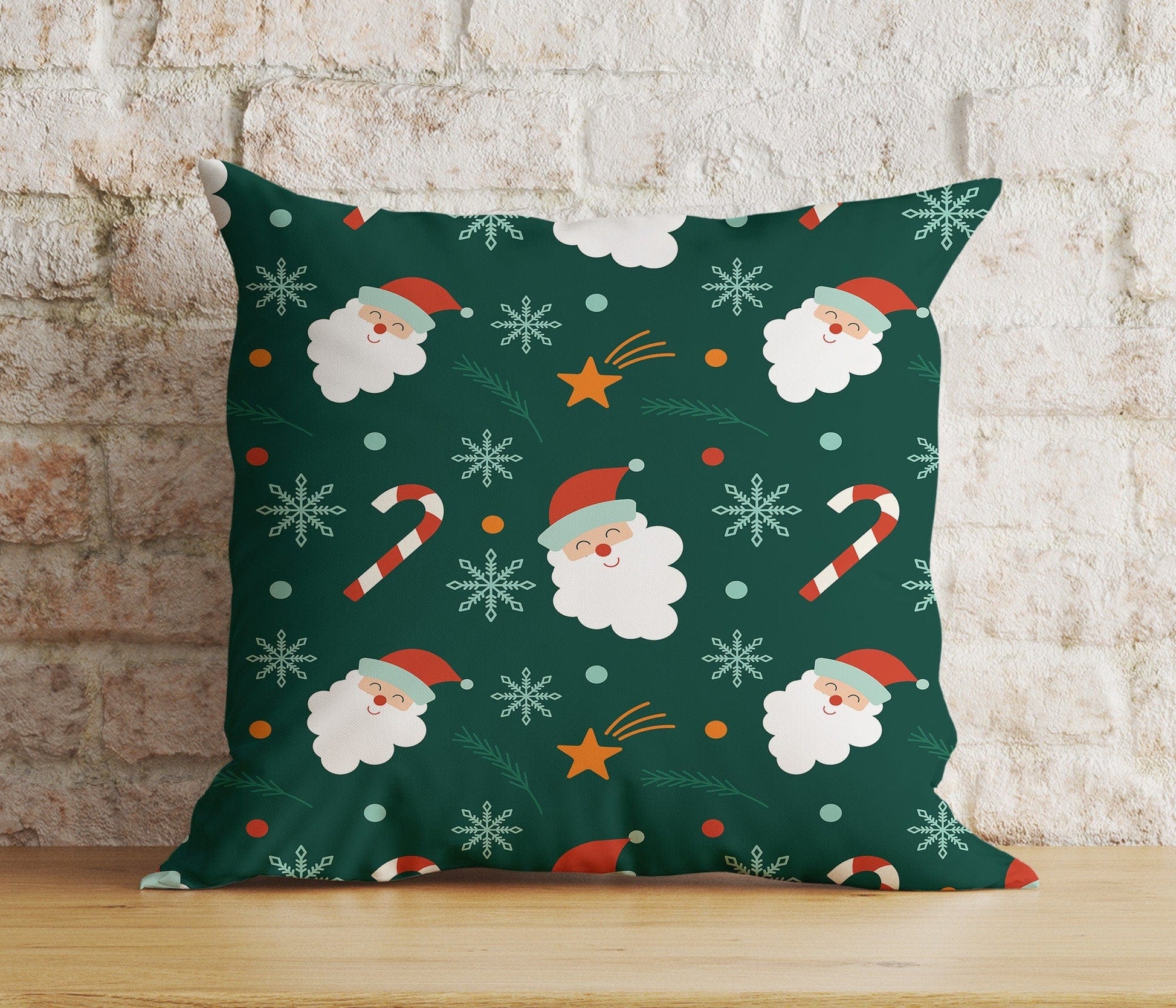 Onay 3 / 12 x 12 inch (30 x 30 cm) Double Side Christmas Whimsical Festive Winter Decor Cushion Cover