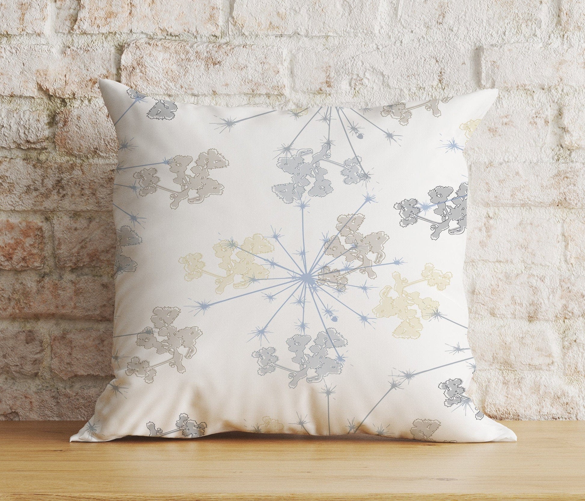 Onay 7 / 12 x 12 inch (30 x 30 cm) Double Side Chritmas Stylish Snowflake Pattern Print Cushion Covers