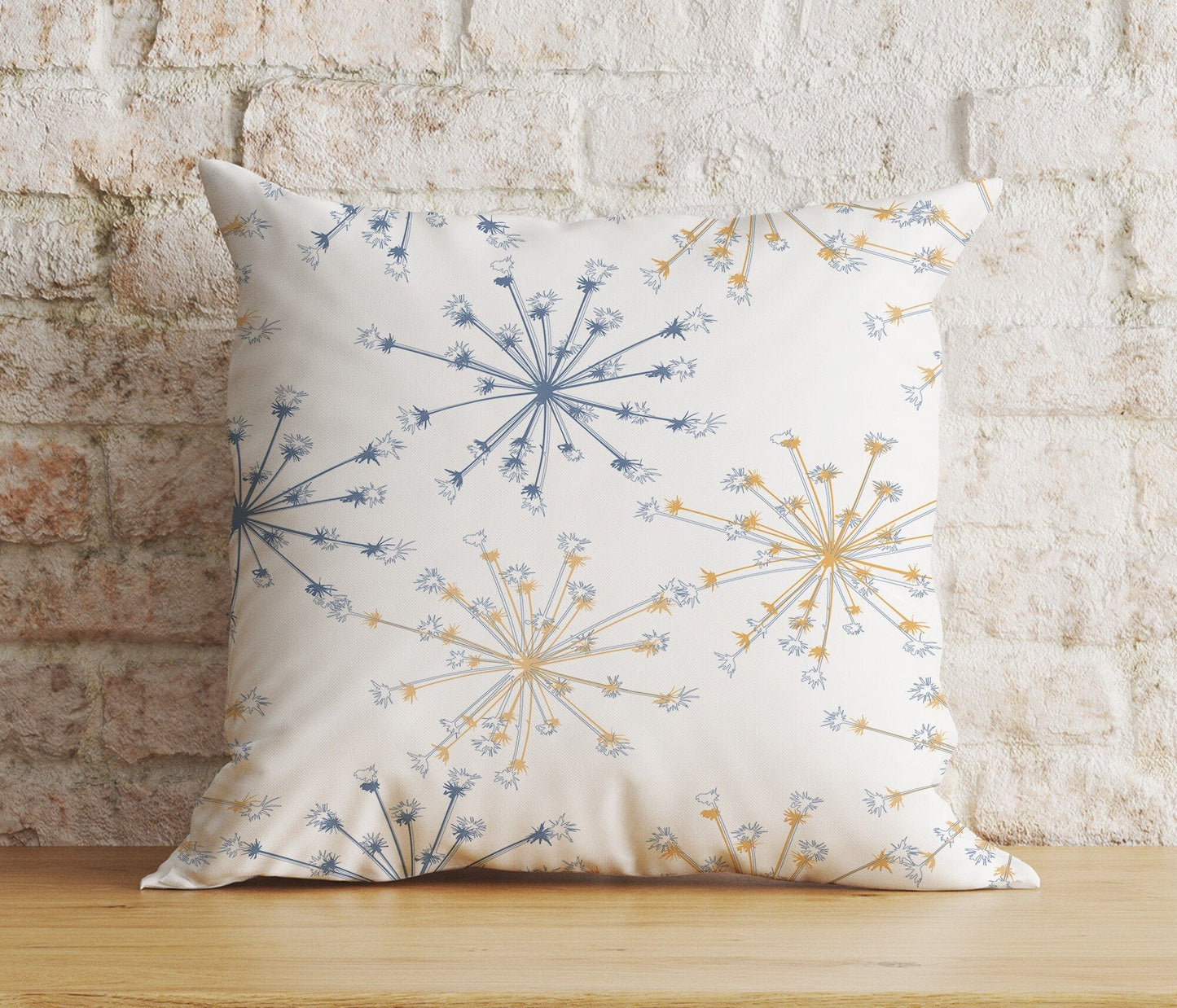 Onay 5 / 12 x 12 inch (30 x 30 cm) Double Side Chritmas Stylish Snowflake Pattern Print Cushion Covers