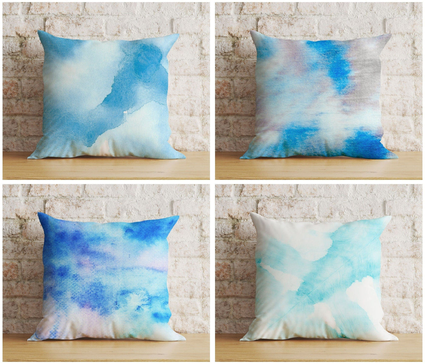 Onay Cushion Covers Cloud Blue Sky Pillow Cover Aquamarine Living Room Cushion Cover