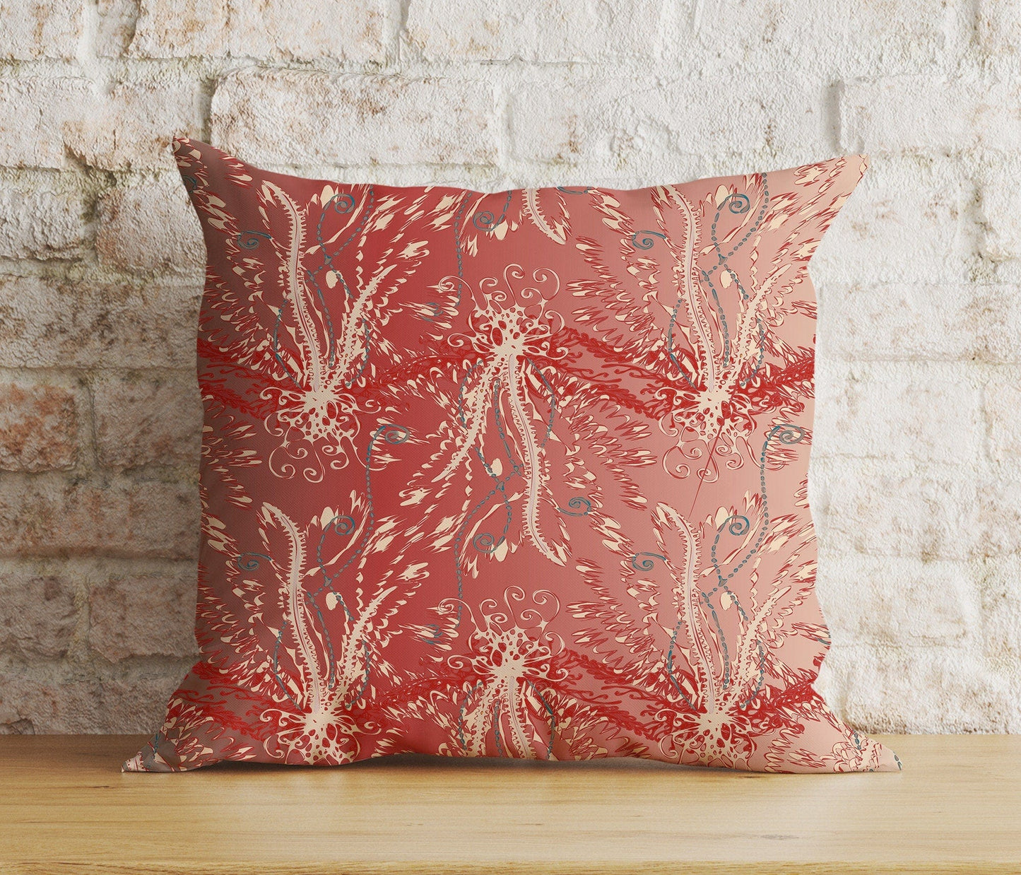 Onay Cushion Covers Coastal Marine Pillow Cover Coral Bedroom Cushion Cover
