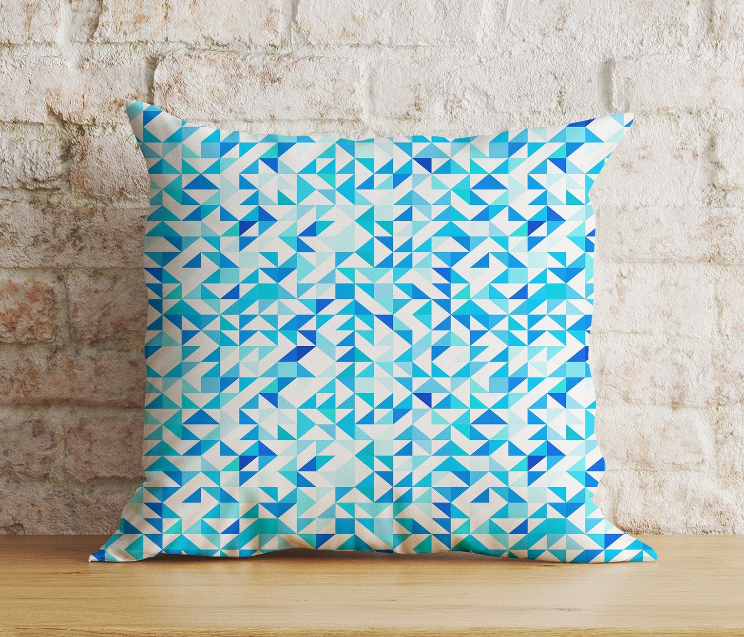 Onay Cushion Covers 2 / 12 x 12 inch (30 x 30 cm) Double Side Coastal Nautical Sea Blue Pillow Cover Marine Living Room Cushion Cover