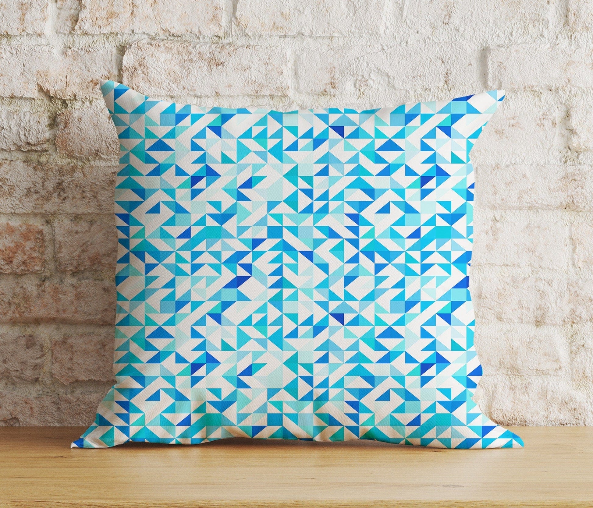 Onay Cushion Covers 2 / 12 x 12 inch (30 x 30 cm) Double Side Coastal Nautical Sea Blue Pillow Cover Marine Living Room Cushion Cover