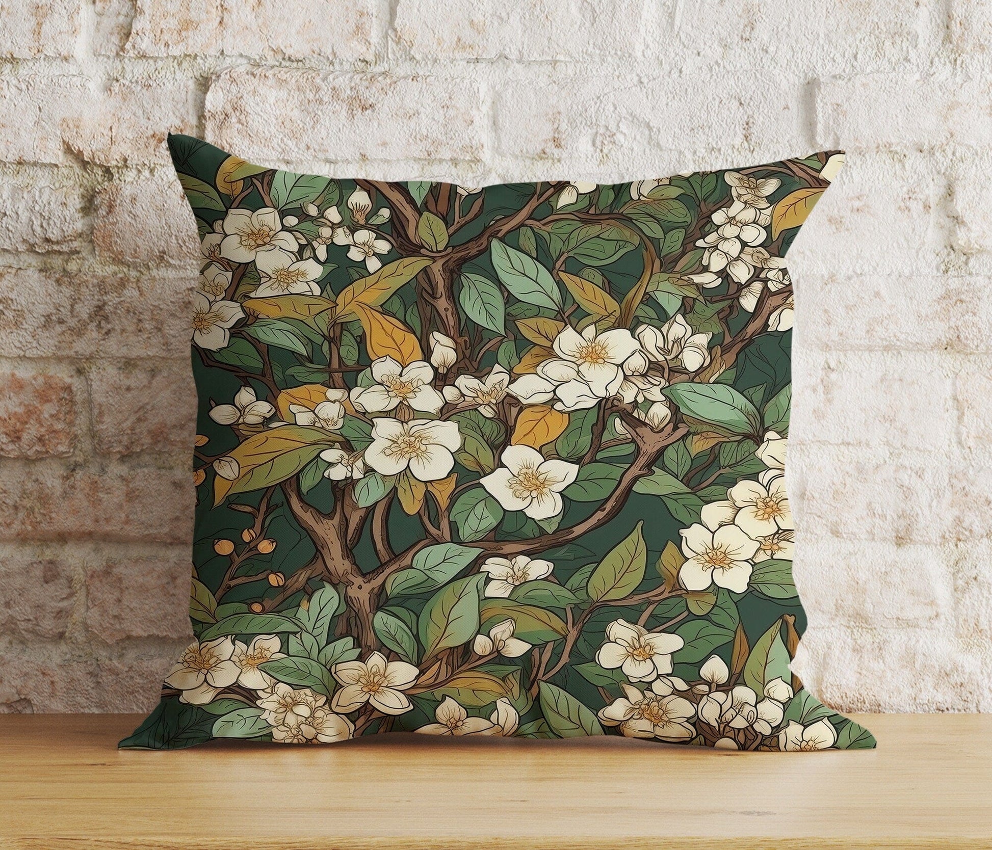 Onay Cushion Covers 6 / 12 x 12 inch (30 x 30 cm) Double Side Colorful Animal & Flowers Cushion Cover Tiger Leopard Throw Pillow Cover