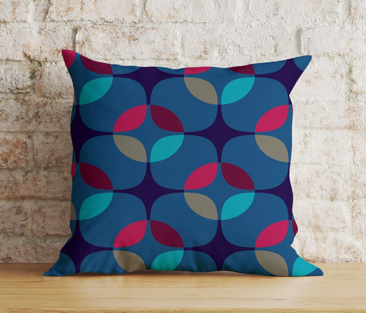 Onay 1 / 12 x 12 inch (30 x 30 cm) Double Side Colorful Geometric Retro Abstract Decoration Cushion Cover