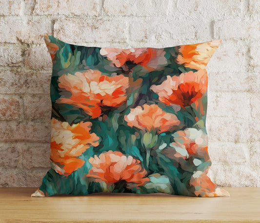 Onay Cushion Covers 1 / 12 x 12 inch (30 x 30 cm) Double Side Colorful Leaves Floral Cushion Cover Tropical Watercolor Pillow Sham