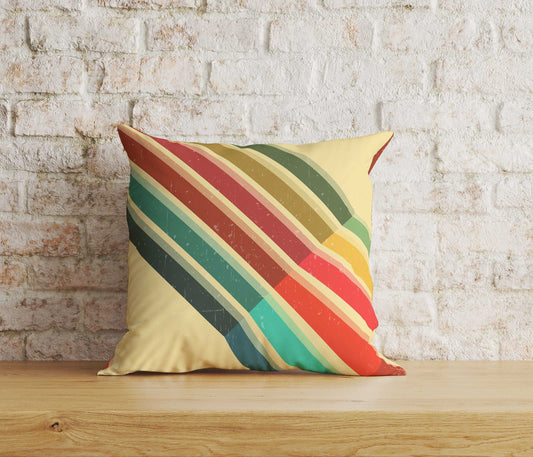 Onay Home Textile Cushion Covers 1 / 12 x 12 inch (30 x 30 cm) Double Side Colorful Retro Pillow Cover Vintage Design Cushion Cover
