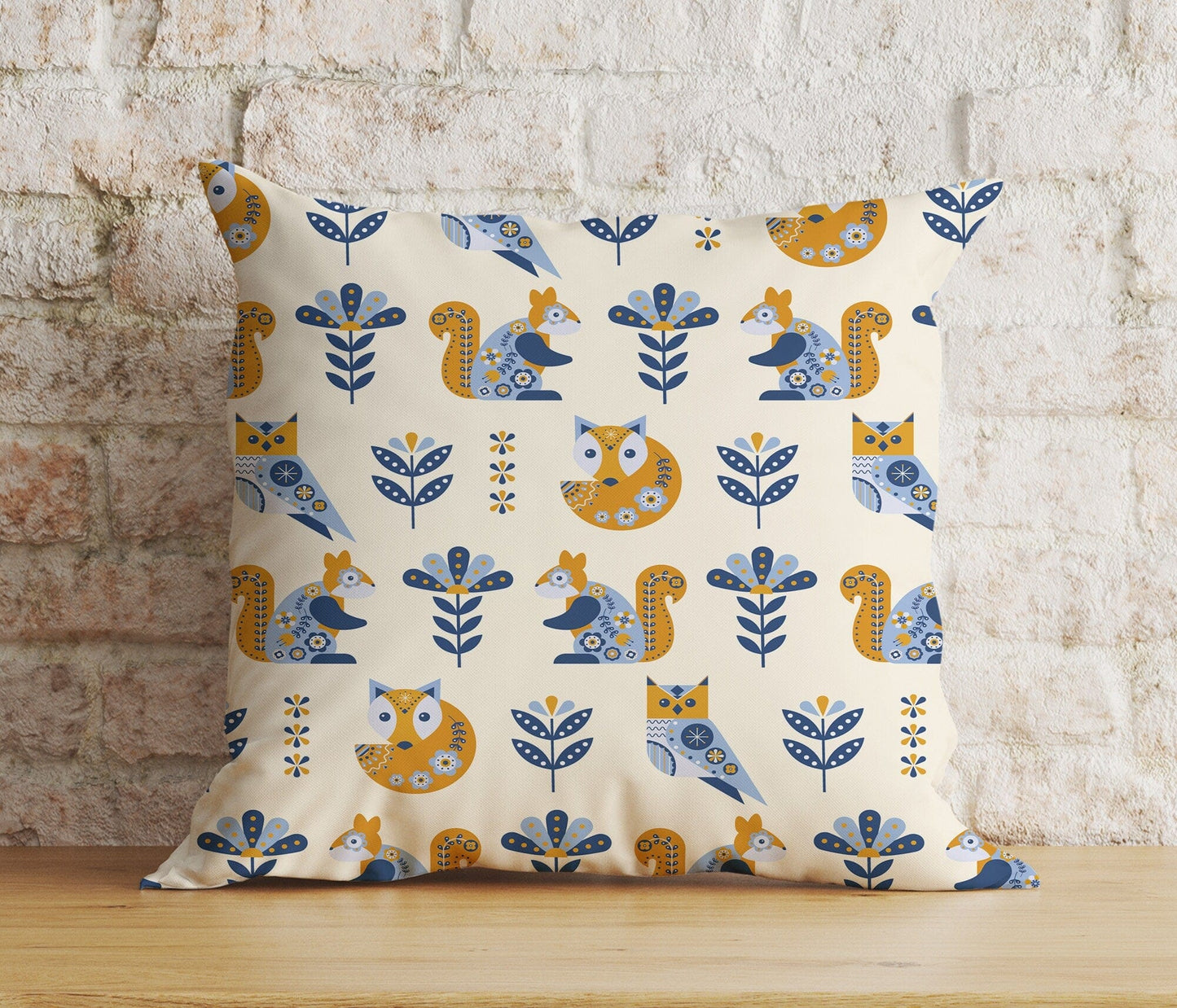 Onay Home Textile Cushion Covers 1 / 12 x 12 inch (30 x 30 cm) Double Side Colorful Retro Scandinavian Cushion Cover Minimalist Nordic