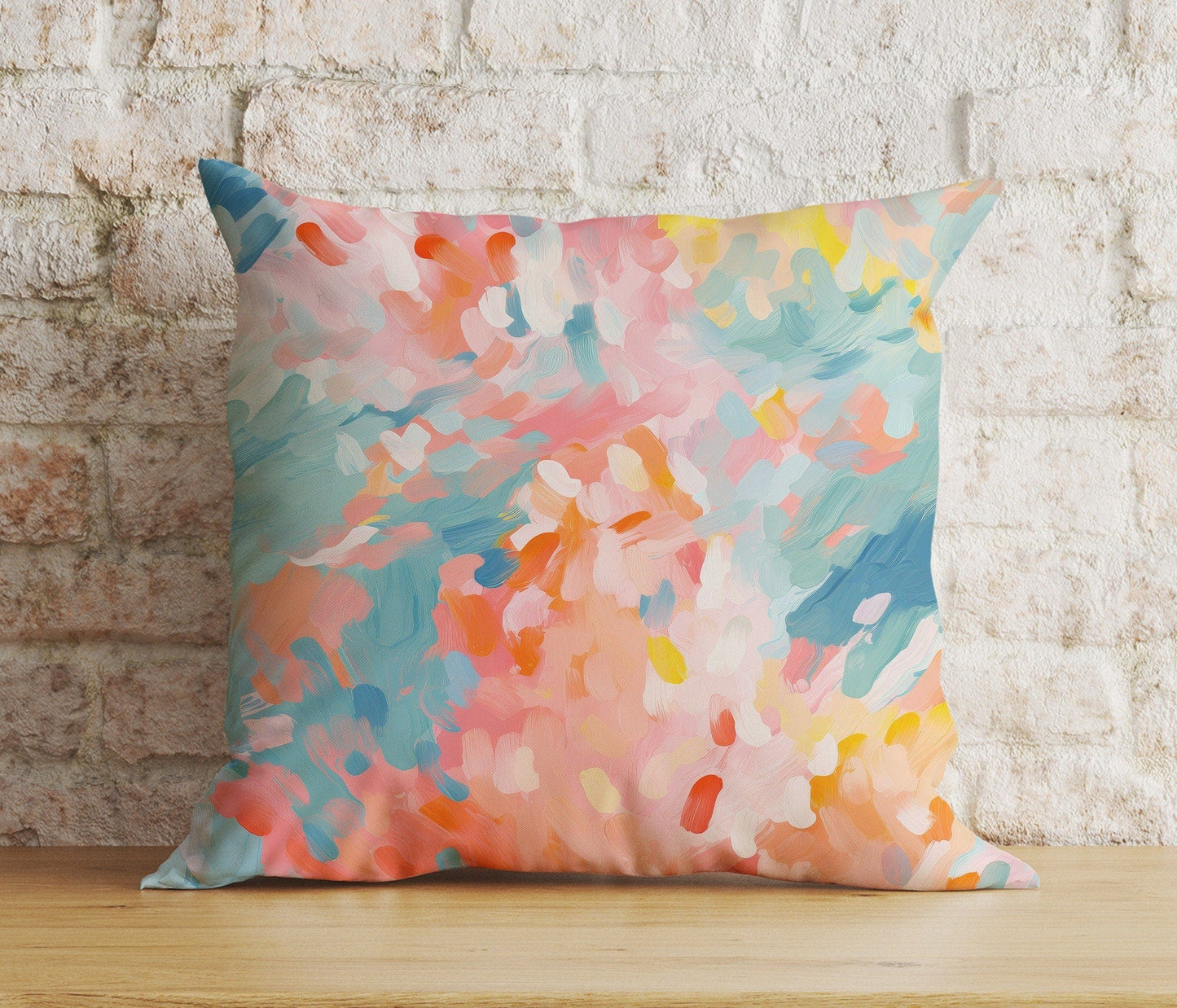Onay Cushion Covers 9 / 12 x 12 inch (30 x 30 cm) Double Side Colourful Abstract Cushion Covers Trendy Artistic Pillow Cover