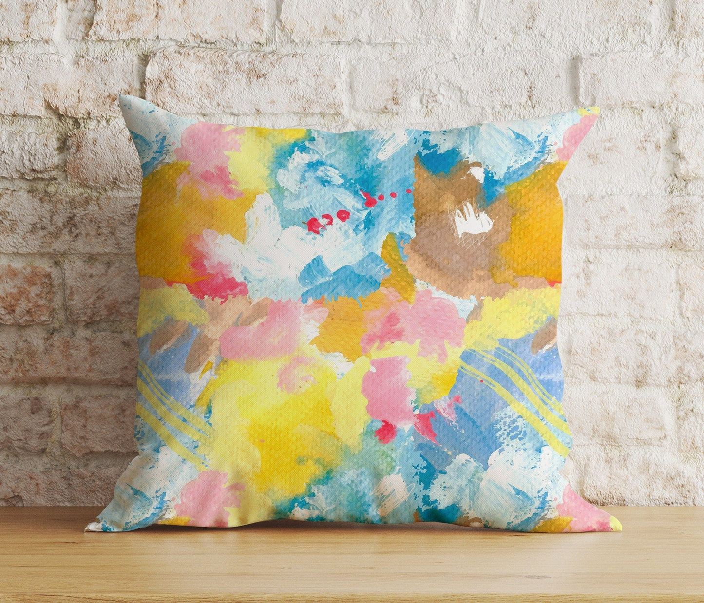 Onay Cushion Covers 3 / 12 x 12 inch (30 x 30 cm) Double Side Colourful Abstract Cushion Covers Trendy Artistic Pillow Cover