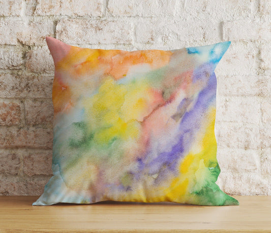 Onay Cushion Covers 1 / 12 x 12 inch (30 x 30 cm) Double Side Colourful Abstract Cushion Covers Trendy Artistic Pillow Cover