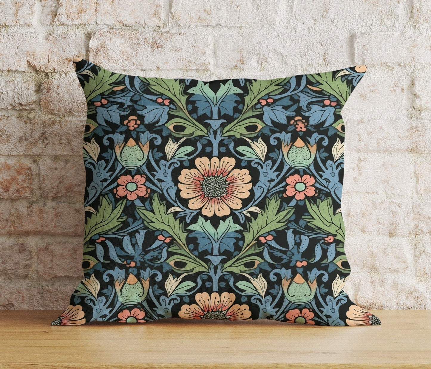 Onay Cushion Covers 3 / 12 x 12 inch (30 x 30 cm) Double Side Colourful Floral Cushion Cover Bohemian Decor Pillow Cover for Sofa