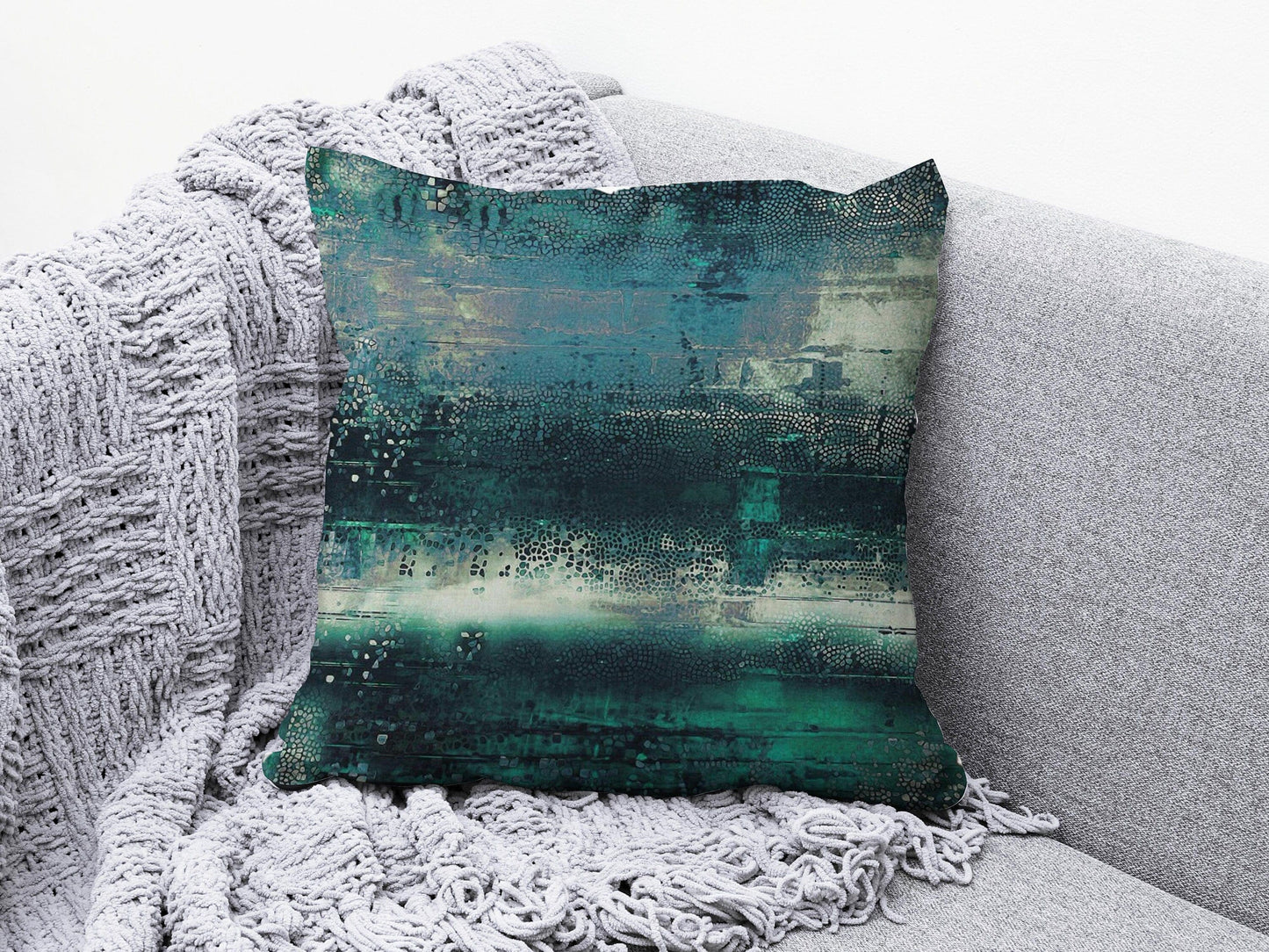 Onay Cushion Covers 7 / 12 x 12 inch (30 x 30 cm) Double Side Colourful Mid Century Modern Pillow Cover Abstract Cushion Cover