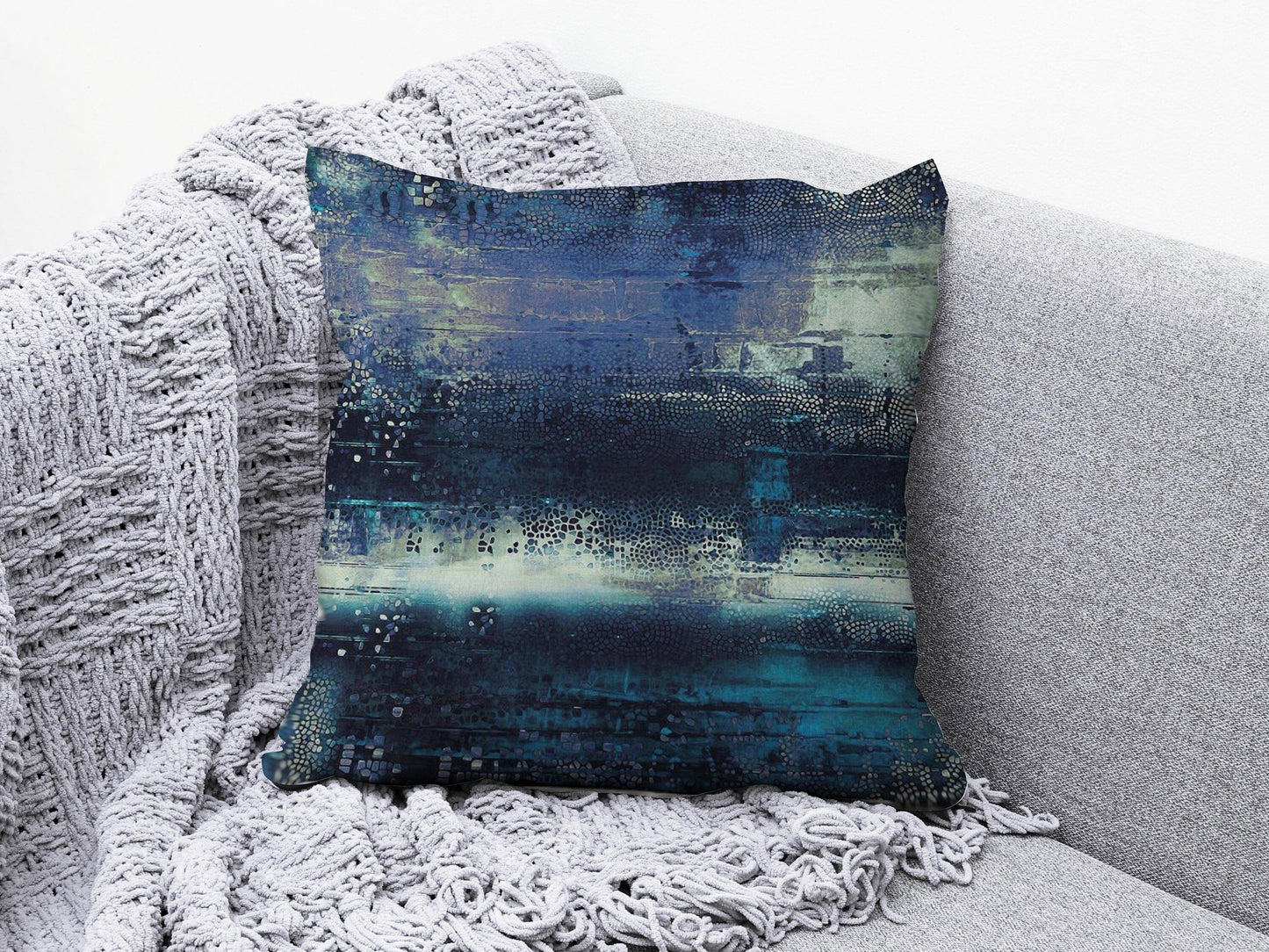 Onay Cushion Covers 3 / 12 x 12 inch (30 x 30 cm) Double Side Colourful Mid Century Modern Pillow Cover Abstract Cushion Cover