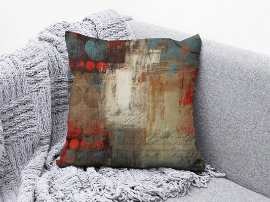 Onay Cushion Covers 1 / 12 x 12 inch (30 x 30 cm) Double Side Colourful Mid Century Modern Pillow Cover Abstract Cushion Cover