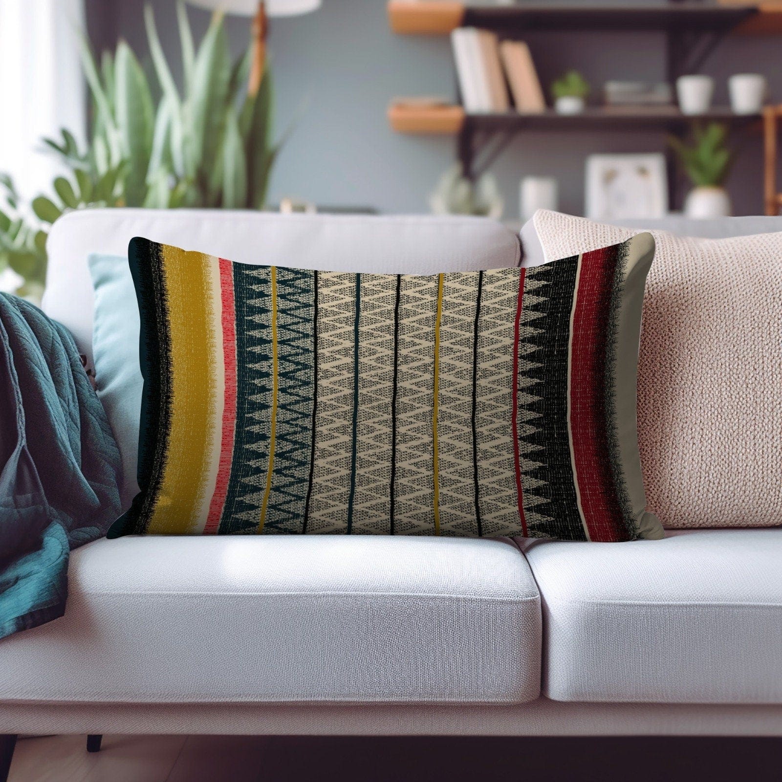 Onay Cushion Covers 4 / 12 x 16 inches (30 x 40 cm) Cultural Rectangular Cushion Covers to Enhance Your Home Decor