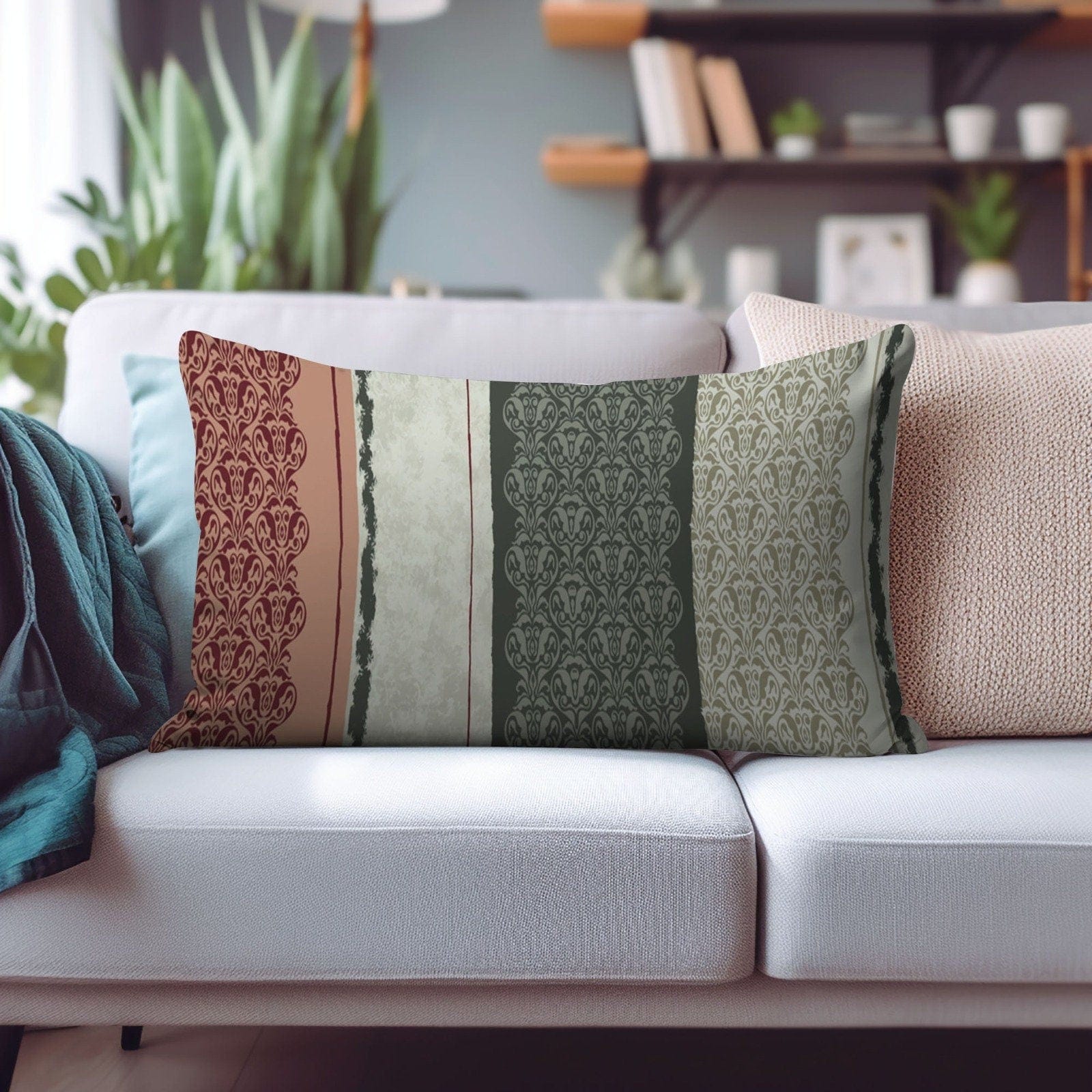 Onay Cushion Covers 2 / 12 x 16 inches (30 x 40 cm) Cultural Rectangular Cushion Covers to Enhance Your Home Decor