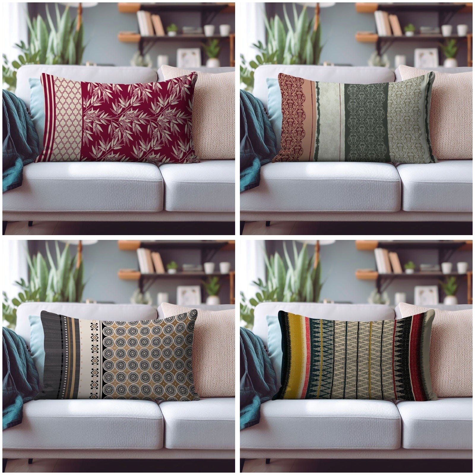 Onay Cushion Covers Cultural Rectangular Cushion Covers to Enhance Your Home Decor