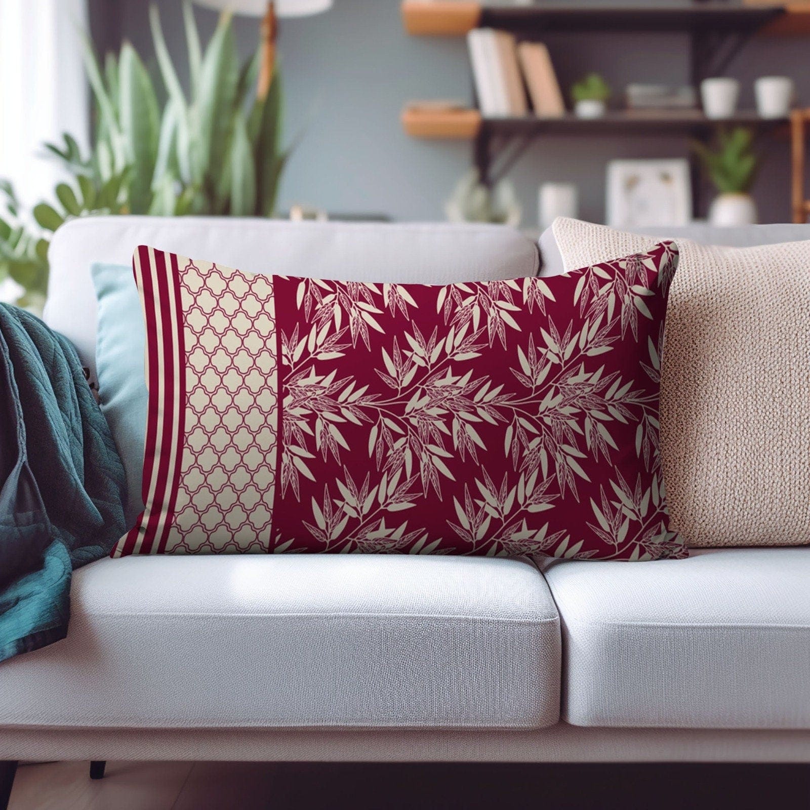 Onay Cushion Covers 1 / 12 x 16 inches (30 x 40 cm) Cultural Rectangular Cushion Covers to Enhance Your Home Decor