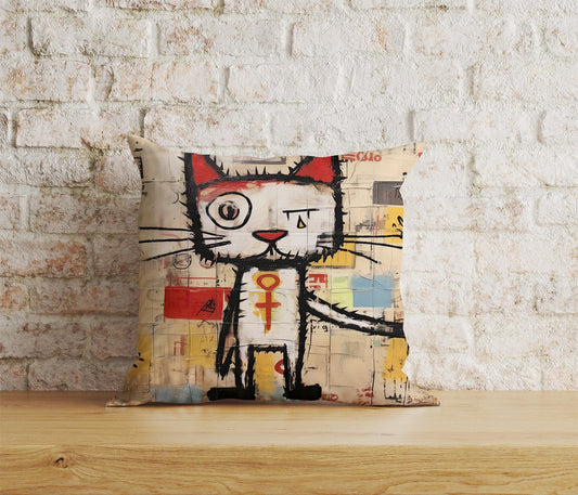 Onay Home Textile Cushion Covers 9 / 12 x 12 inch (30 x 30 cm) Double Side Cute Cat Pillow Covers Cat Pattern Pillow Covers