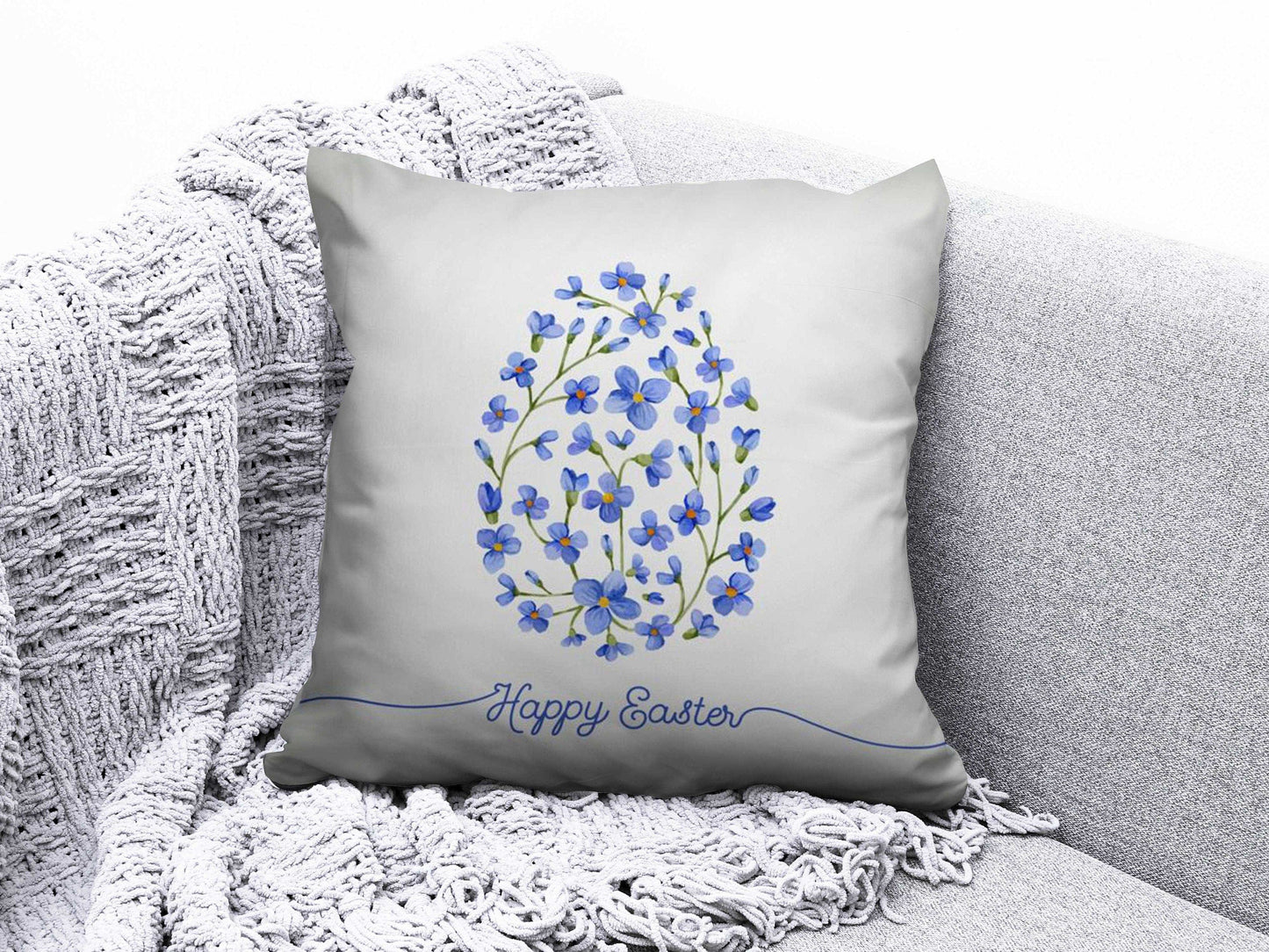 Onay 8 / 12 x 12 inch (30 x 30 cm) Easter Bunny Home Decor Home Gift Cushion Cover