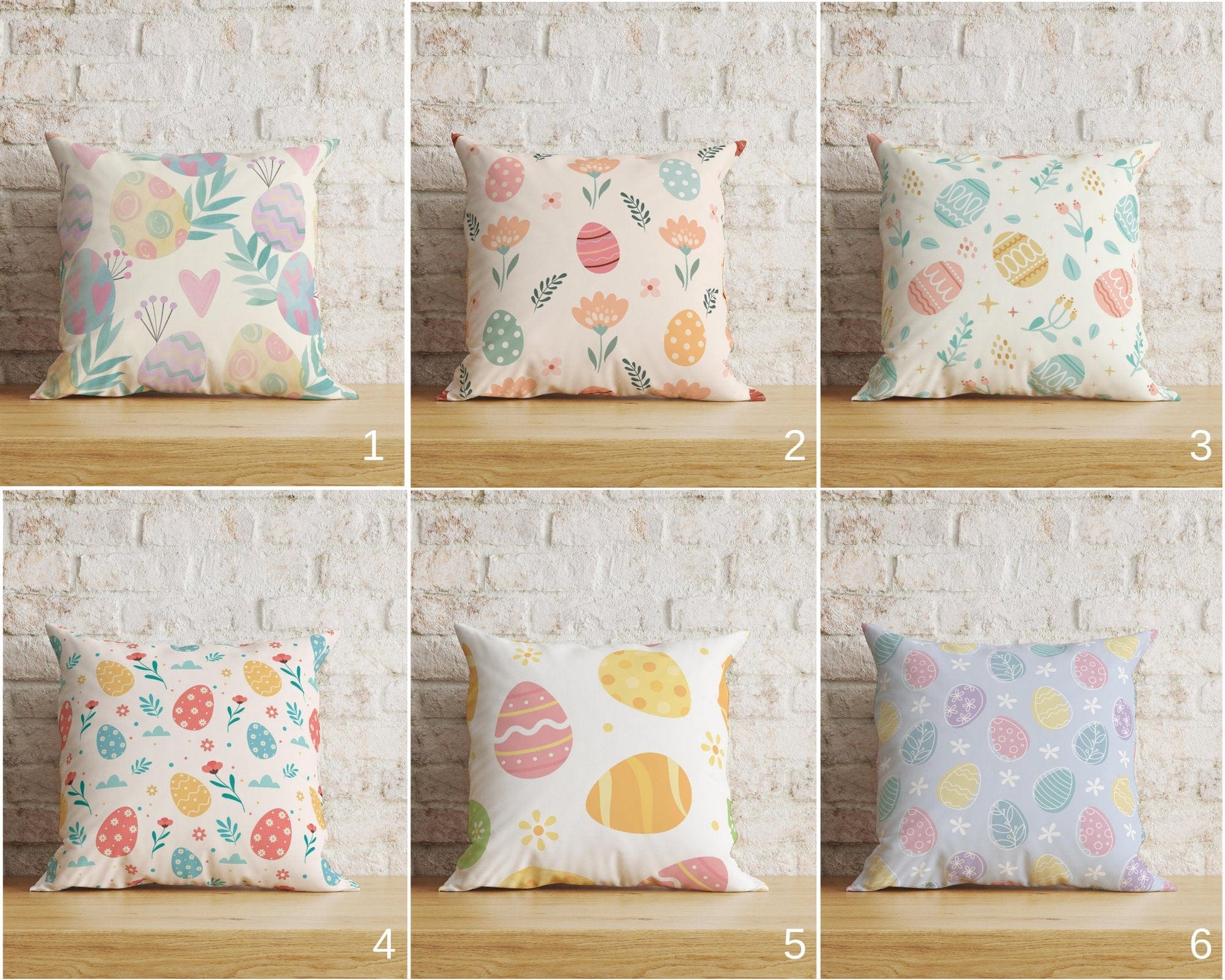 Onay Home Textile Cushion Covers Easter Pattern Happy Easter Home Decor Cushion Cover
