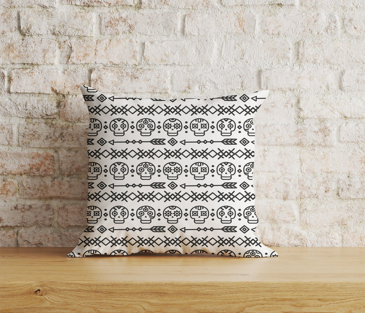 Onay 7 / 12 x 12 inch (30 x 30 cm) Ethnic African Design Rustic Geometric Decor Cushion Covers