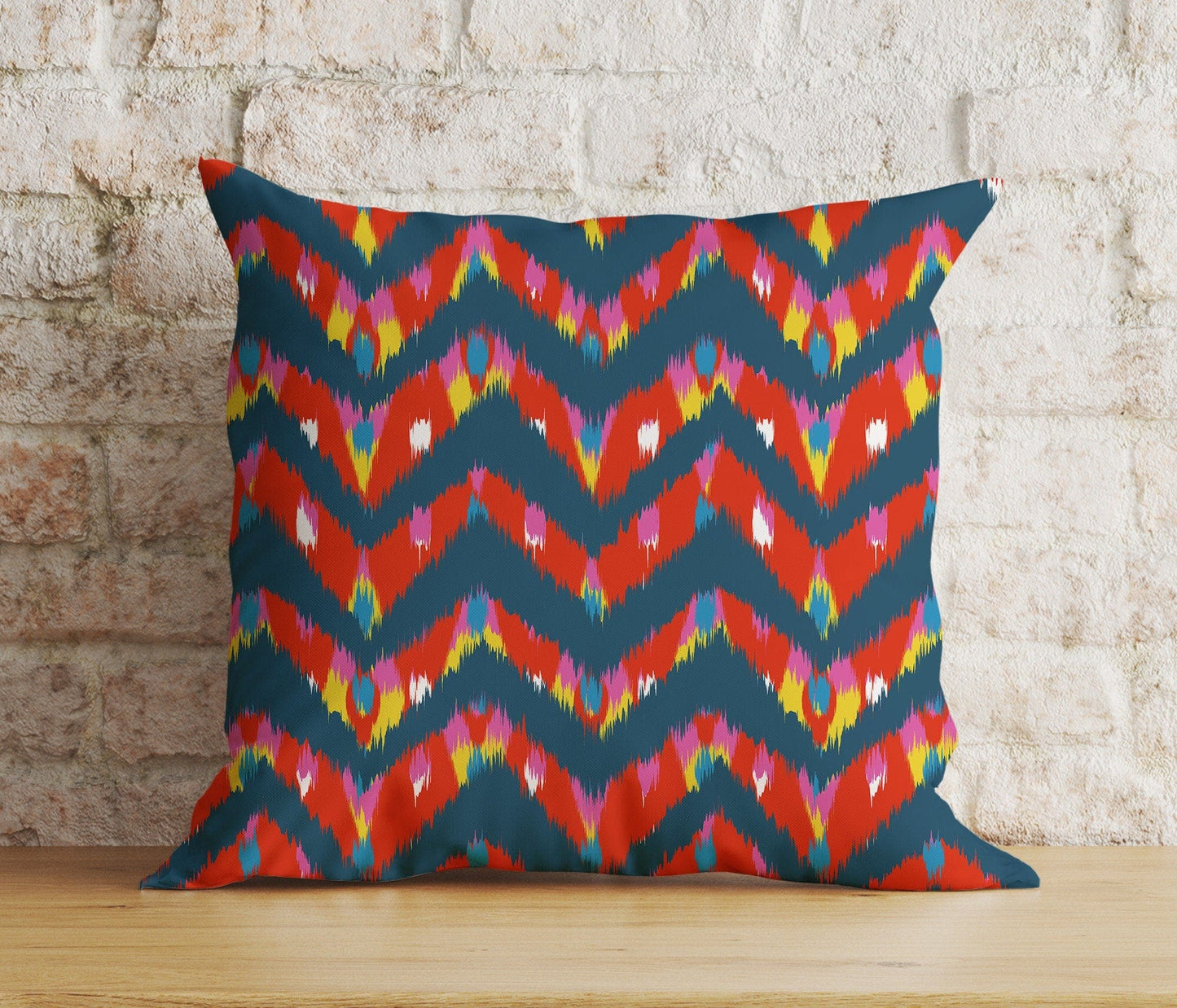 Onay 9 / 12 x 12 inch (30 x 30 cm) Double Side Ethnic Turkish Kilim Aztec Rug Traditional Cushion Cover
