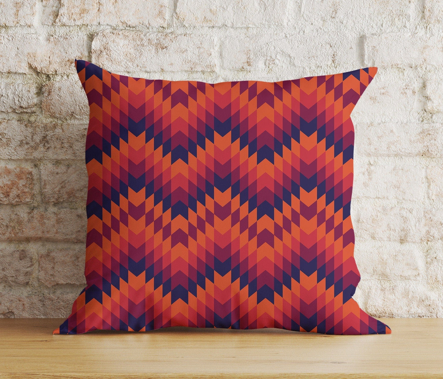 Onay 7 / 12 x 12 inch (30 x 30 cm) Double Side Ethnic Turkish Kilim Aztec Rug Traditional Cushion Cover