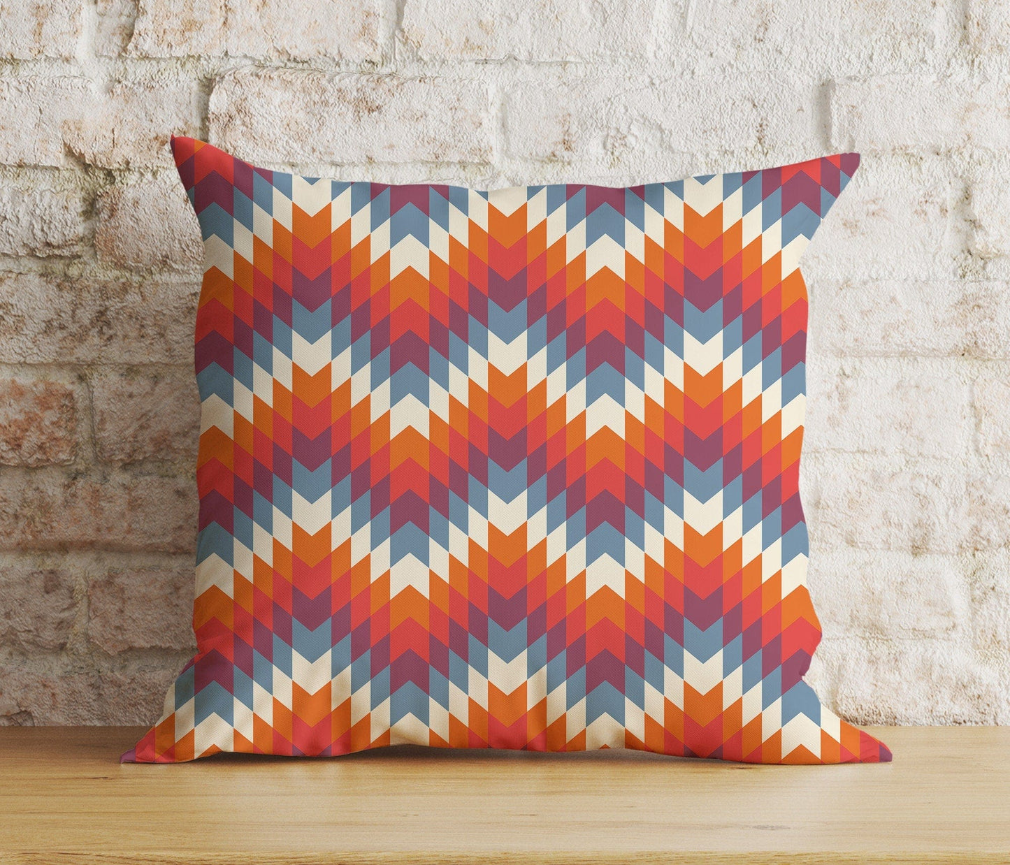 Onay 6 / 12 x 12 inch (30 x 30 cm) Double Side Ethnic Turkish Kilim Aztec Rug Traditional Cushion Cover