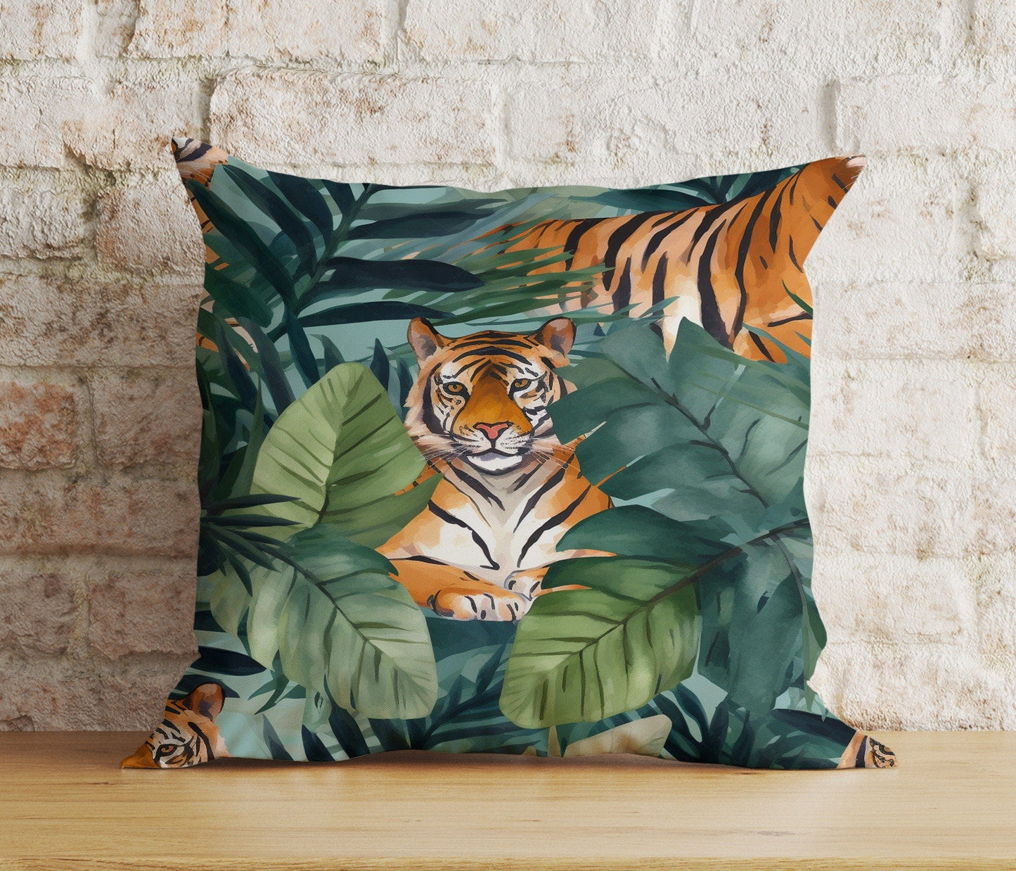 Onay 8 / 12 x 12 inch (30 x 30 cm) Exotic Wildlife Jungle Animal Patterns Cushion Covers