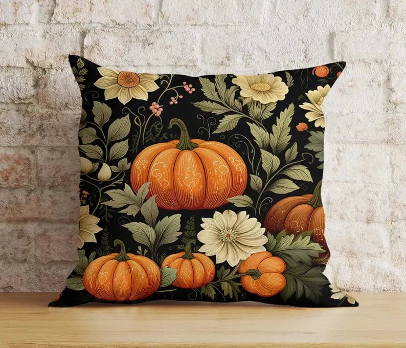 Onay Cushion Covers Fall Pillow Cover Autumn Pumpkin and Botanical Harvest Seasonal Outdoor Cushions