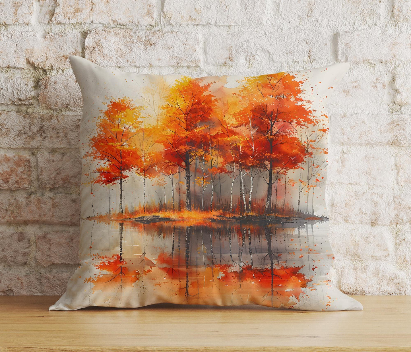 Onay Fall Trend Autumn Orange Leaves Pillow Cushion Covers