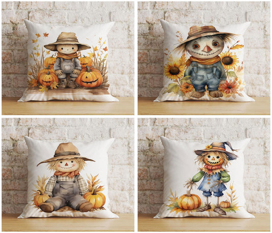 Onay Cushion Covers Fall Trend Pillow Cover Garden Scarecrow Cushion Cover