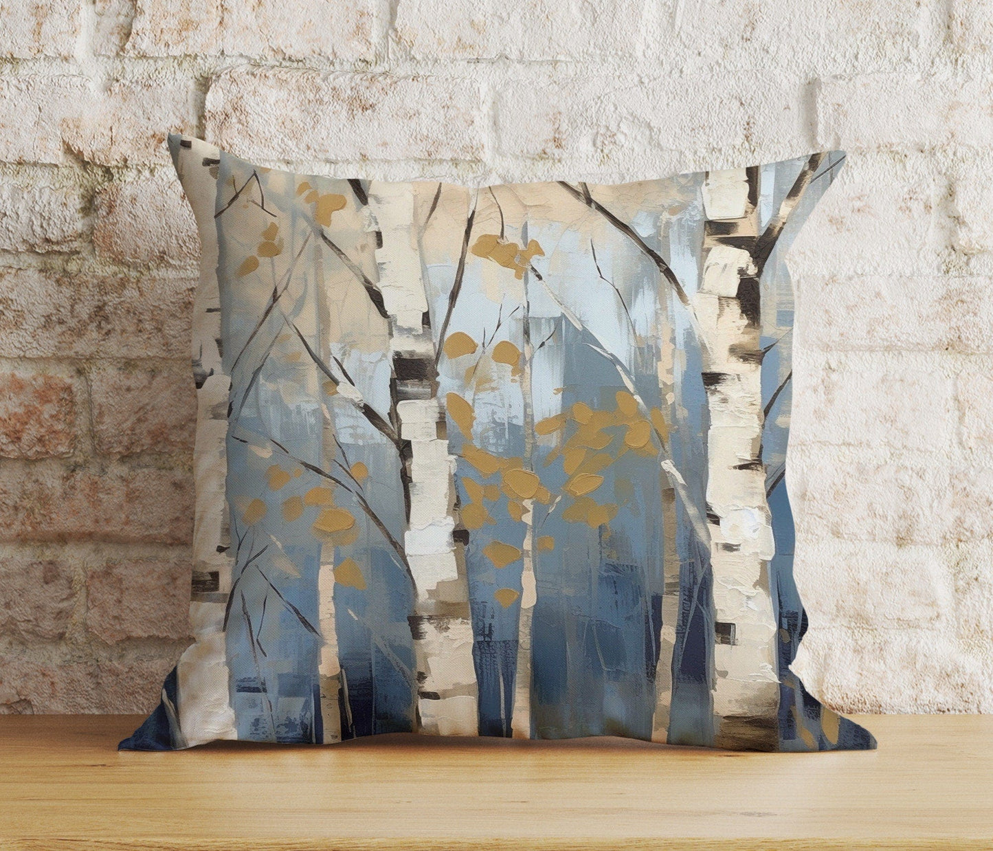 Onay 1 / 12 x 12 inch (30 x 30 cm) Double Side Floral Abstract Art Elegant Watercolour Cushion Cover