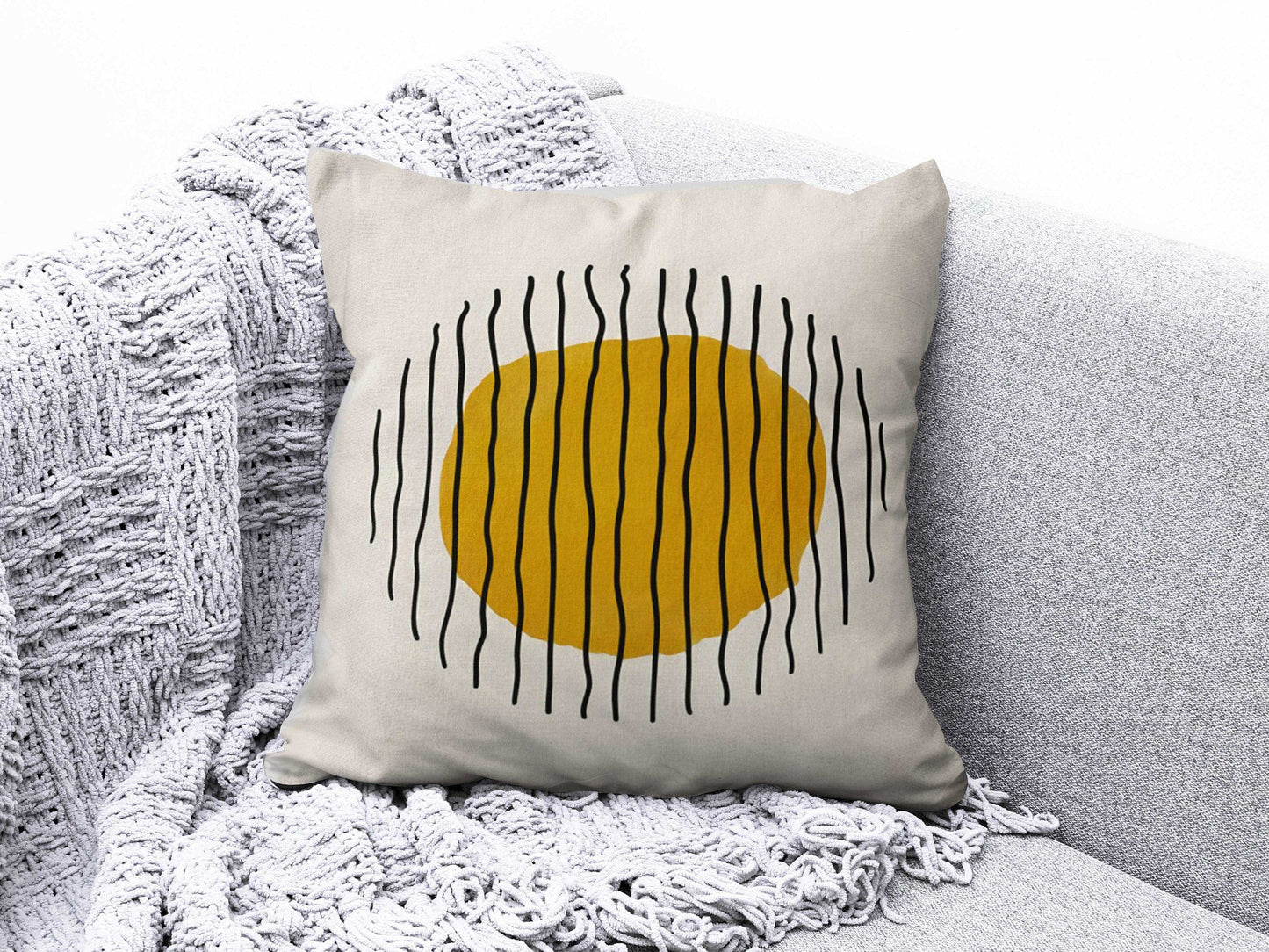 Onay 1 / 12 x 12 inch (30 x 30 cm) Floral Abstract Pastel Floral Minimalist Cushion Covers