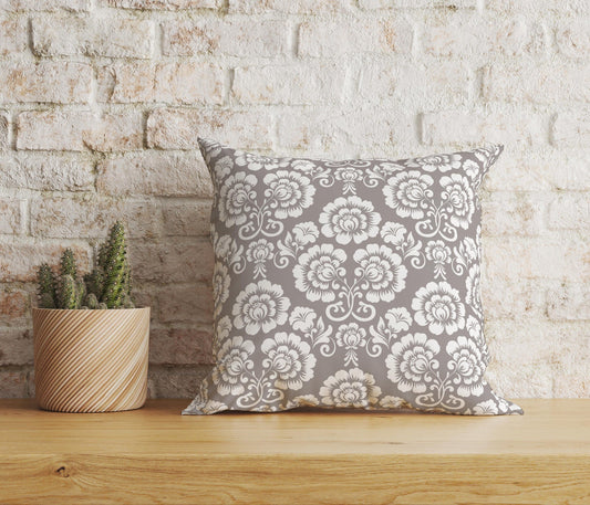 Onay Home Textile Cushion Covers 1 / 12 x 12 inch (30 x 30 cm) Double Side Floral Pattern Vintage Cushion Cover Retro Pillow Cover