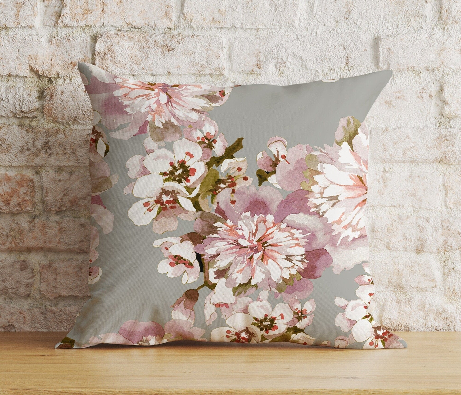 Onay 3 / 12 x 12 inch (30 x 30 cm) Double Side Flower Bouquet Botanical Home Decor Cushion Cover
