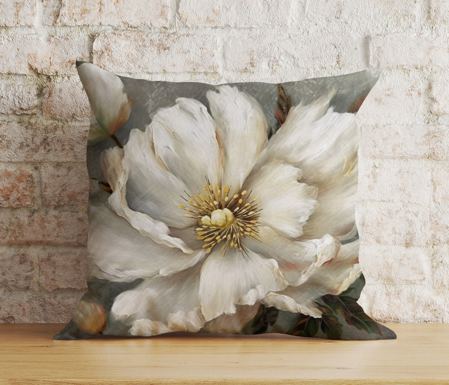 Onay 7 / 12 x 12 inch (30 x 30 cm) Double Side Flower Decoration Floral Living Room Cushion Cover