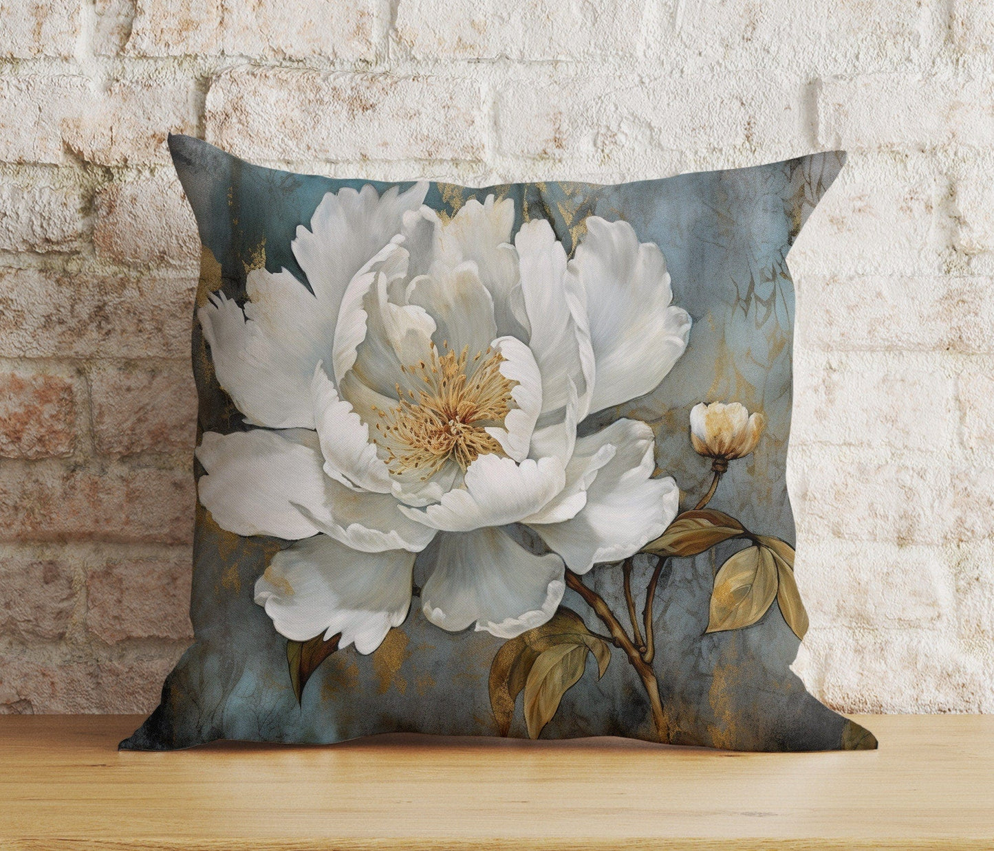 Onay 5 / 12 x 12 inch (30 x 30 cm) Double Side Flower Decoration Floral Living Room Cushion Cover