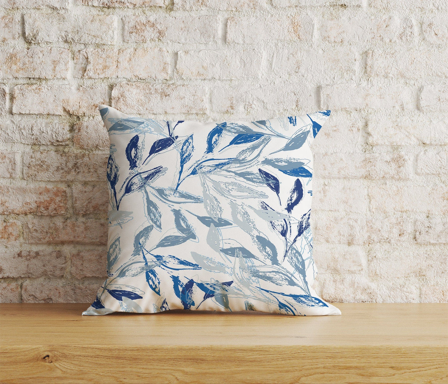 Onay Home Textile Cushion Covers 7 / 12 x 12 inch (30 x 30 cm) Double Side French Toile Cushion Covers French Blue Forest Pillow Cover